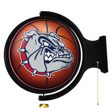 Load image into Gallery viewer, Gonzaga Bulldogs: Basketball - Original Round Rotating Lighted Wall Sign - The Fan-Brand