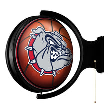 Load image into Gallery viewer, Gonzaga Bulldogs: Basketball - Original Round Rotating Lighted Wall Sign - The Fan-Brand