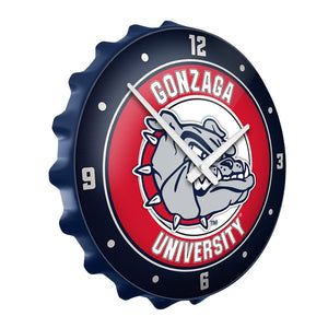 Gonzaga Bulldogs: Bottle Cap Wall Clock - The Fan-Brand