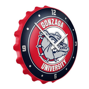 Gonzaga Bulldogs: Bottle Cap Wall Clock - The Fan-Brand