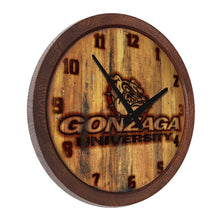 Load image into Gallery viewer, Gonzaga Bulldogs: Branded &quot;Faux&quot; Barrel Top Wall Clock - The Fan-Brand