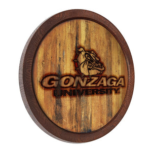 Gonzaga Bulldogs: Branded "Faux" Barrel Wall Sign - The Fan-Brand