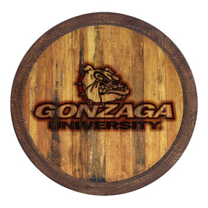 Gonzaga Bulldogs: Branded "Faux" Barrel Wall Sign - The Fan-Brand