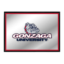 Load image into Gallery viewer, Gonzaga Bulldogs: Framed Mirrored Wall Sign - The Fan-Brand