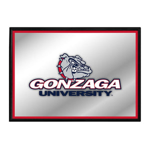 Gonzaga Bulldogs: Framed Mirrored Wall Sign - The Fan-Brand