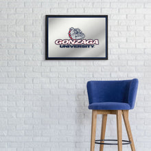 Load image into Gallery viewer, Gonzaga Bulldogs: Framed Mirrored Wall Sign - The Fan-Brand