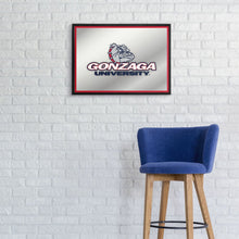 Load image into Gallery viewer, Gonzaga Bulldogs: Framed Mirrored Wall Sign - The Fan-Brand