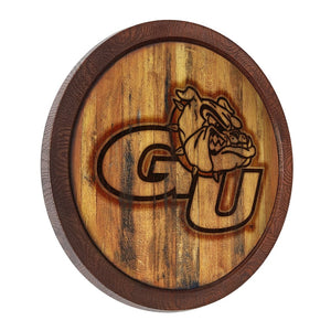 Gonzaga Bulldogs: GU - Branded "Faux" Barrel Wall Sign - The Fan-Brand