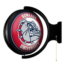 Load image into Gallery viewer, Gonzaga Bulldogs: Original Round Rotating Lighted Wall Sign - The Fan-Brand