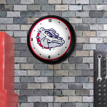 Load image into Gallery viewer, Gonzaga Bulldogs: Retro Lighted Wall Clock - The Fan-Brand