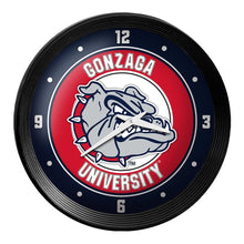 Load image into Gallery viewer, Gonzaga Bulldogs: Ribbed Frame Wall Clock - The Fan-Brand