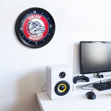 Load image into Gallery viewer, Gonzaga Bulldogs: Ribbed Frame Wall Clock - The Fan-Brand