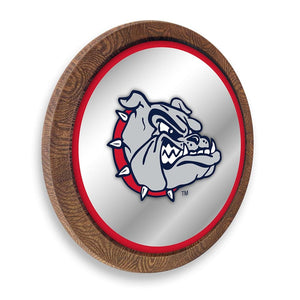 Gonzaga Bulldogs: Spike - "Faux" Barrel Top Mirrored Wall Sign - The Fan-Brand