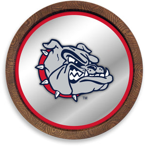 Gonzaga Bulldogs: Spike - "Faux" Barrel Top Mirrored Wall Sign - The Fan-Brand