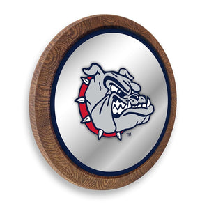 Gonzaga Bulldogs: Spike - "Faux" Barrel Top Mirrored Wall Sign - The Fan-Brand