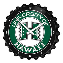 Load image into Gallery viewer, Hawaii Rainbow Warriors: Bottle Cap Wall Clock - The Fan-Brand