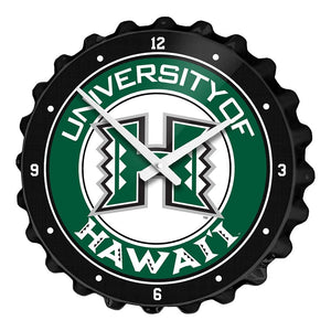 Hawaii Rainbow Warriors: Bottle Cap Wall Clock - The Fan-Brand