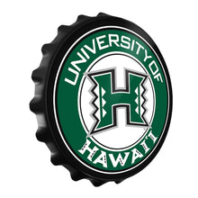 Load image into Gallery viewer, Hawaii Rainbow Warriors: Bottle Cap Wall Sign - The Fan-Brand