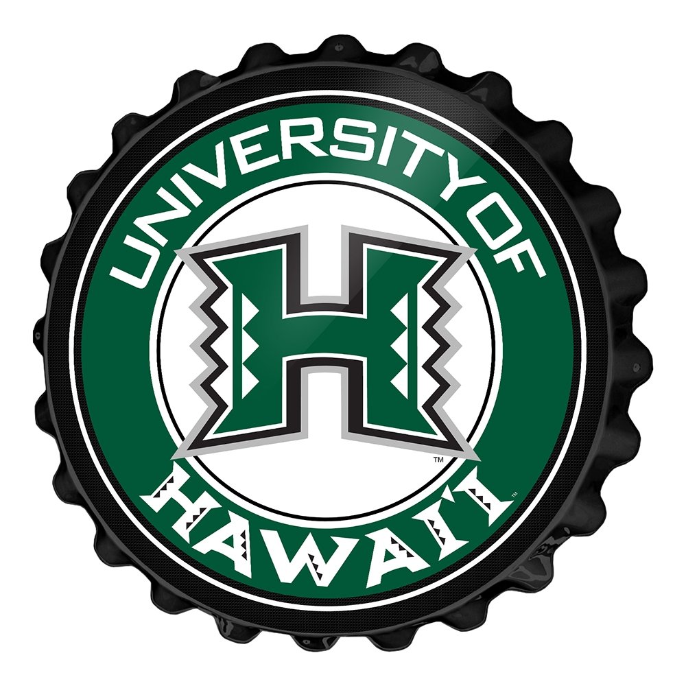 Hawaii Rainbow Warriors: Bottle Cap Wall Sign - The Fan-Brand