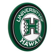 Load image into Gallery viewer, Hawaii Rainbow Warriors: Modern Disc Wall Sign - The Fan-Brand