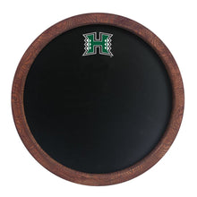 Load image into Gallery viewer, Hawaii Warriors: Chalk &quot;Faux&quot; Barrel Top Sign - The Fan-Brand