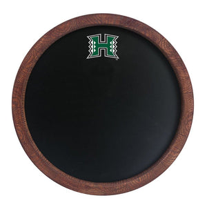 Hawaii Warriors: Chalk "Faux" Barrel Top Sign - The Fan-Brand