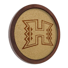 Load image into Gallery viewer, Hawaii Warriors: &quot;Faux&quot; Barrel Framed Cork Board - The Fan-Brand
