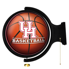 Load image into Gallery viewer, Houston Cougars: Basketball - Original Round Rotating Lighted Wall Sign - The Fan-Brand