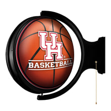 Load image into Gallery viewer, Houston Cougars: Basketball - Original Round Rotating Lighted Wall Sign - The Fan-Brand