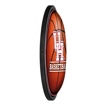 Load image into Gallery viewer, Houston Cougars: Basketball - Round Slimline Lighted Wall Sign - The Fan-Brand