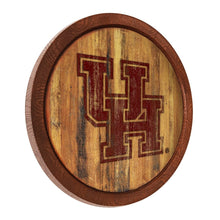 Load image into Gallery viewer, Houston Cougars: Branded &quot;Faux&quot; Barrel Top Sign - The Fan-Brand