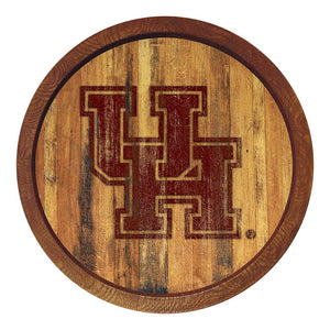 Houston Cougars: Branded "Faux" Barrel Top Sign - The Fan-Brand