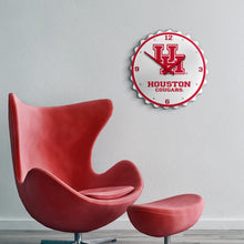 Load image into Gallery viewer, Houston Cougars: Cougars - Bottle Cap Wall Clock - The Fan-Brand