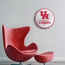 Load image into Gallery viewer, Houston Cougars: Cougars - Bottle Cap Wall Sign - The Fan-Brand