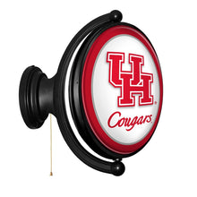 Load image into Gallery viewer, Houston Cougars: Cougars - Original Oval Rotating Lighted Wall Sign - The Fan-Brand