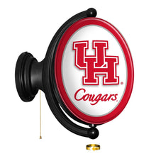 Load image into Gallery viewer, Houston Cougars: Cougars - Original Oval Rotating Lighted Wall Sign - The Fan-Brand