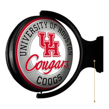 Load image into Gallery viewer, Houston Cougars: Cougars - Original Round Rotating Lighted Wall Sign - The Fan-Brand