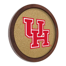 Load image into Gallery viewer, Houston Cougars: &quot;Faux&quot; Barrel Framed Cork Board - The Fan-Brand