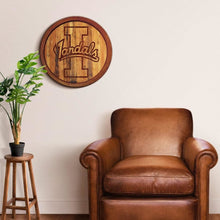 Load image into Gallery viewer, Idaho Vandals: Branded &quot;Faux&quot; Barrel Top Sign - The Fan-Brand