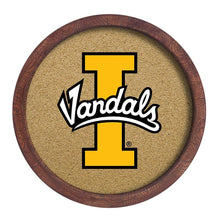 Load image into Gallery viewer, Idaho Vandals: &quot;Faux&quot; Barrel Framed Cork Board - The Fan-Brand