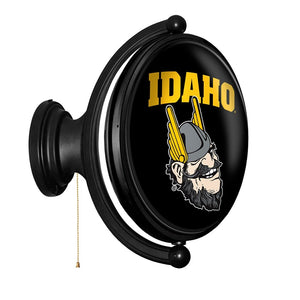 Idaho Vandals: Joe Vandal - Original Oval Rotating Lighted Wall Sign - The Fan-Brand