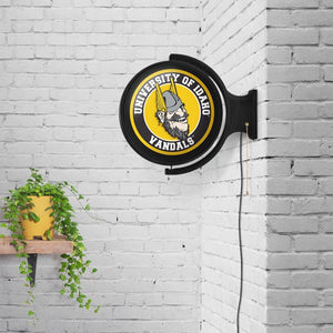 Idaho Vandals: Joe Vandal - Original Round Rotating Lighted Wall Sign - The Fan-Brand