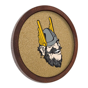 Idaho Vandals: Mascot - "Faux" Barrel Framed Cork Board - The Fan-Brand