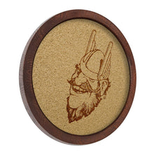 Load image into Gallery viewer, Idaho Vandals: Mascot - &quot;Faux&quot; Barrel Framed Cork Board - The Fan-Brand