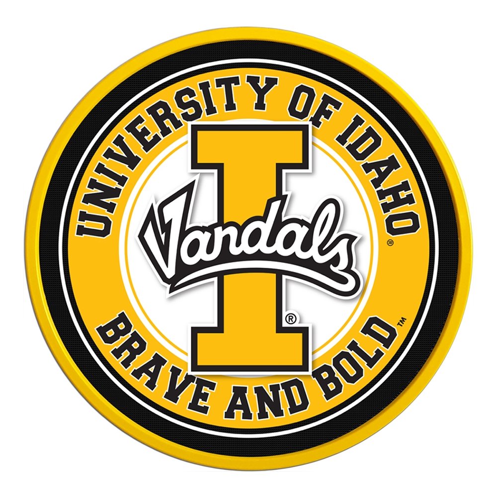 Idaho Vandals: Modern Disc Wall Sign - The Fan-Brand