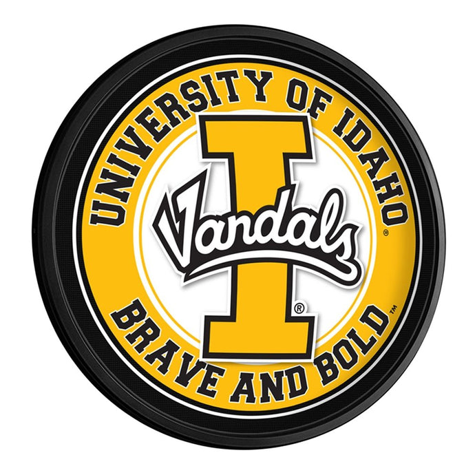 Idaho Vandals: Round Slimline Lighted Wall Sign - The Fan-Brand