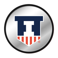 Load image into Gallery viewer, Illinois Fighting Illini: Badge - Modern Disc Mirrored Wall Sign - The Fan-Brand