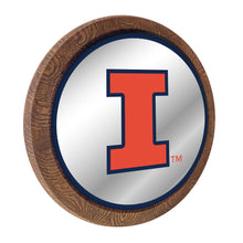 Load image into Gallery viewer, Illinois Fighting Illini: Mirrored Barrel Top Mirrored Wall Sign - The Fan-Brand