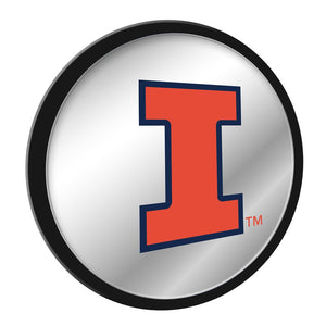 Illinois Fighting Illini: Modern Disc Mirrored Wall Sign - The Fan-Brand