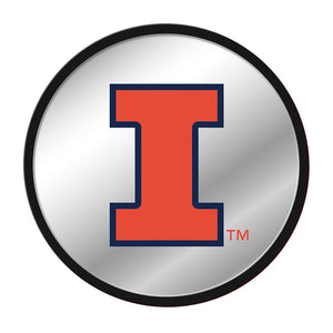 Illinois Fighting Illini: Modern Disc Mirrored Wall Sign - The Fan-Brand